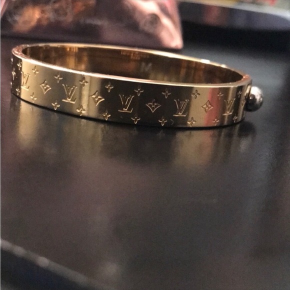 Louis Vuitton LV Bracelets Nanogram Cuff, Women's Fashion, Jewelry